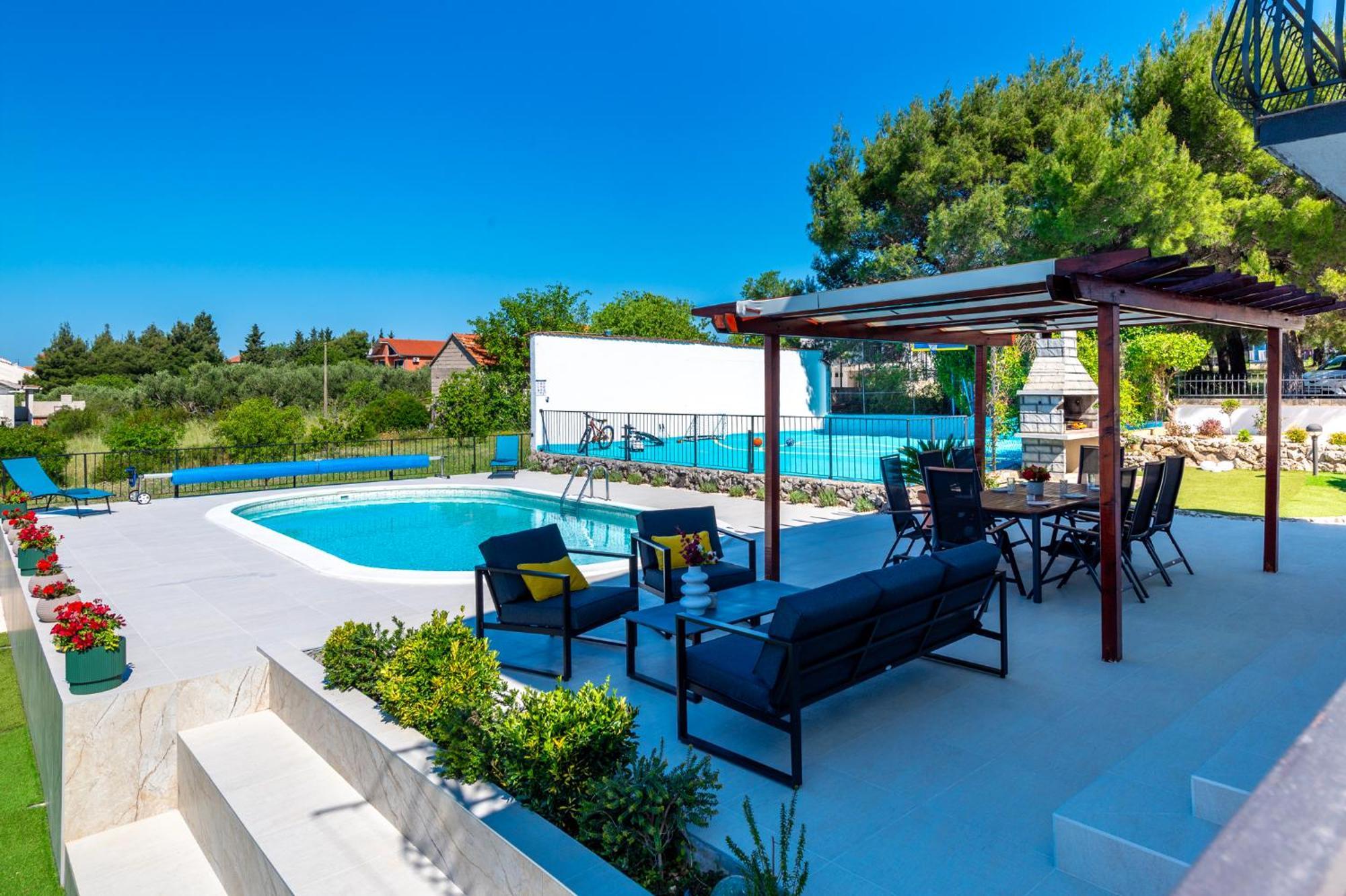 Villa Plenca - Heated Pool ! Шибеник Екстер'єр фото