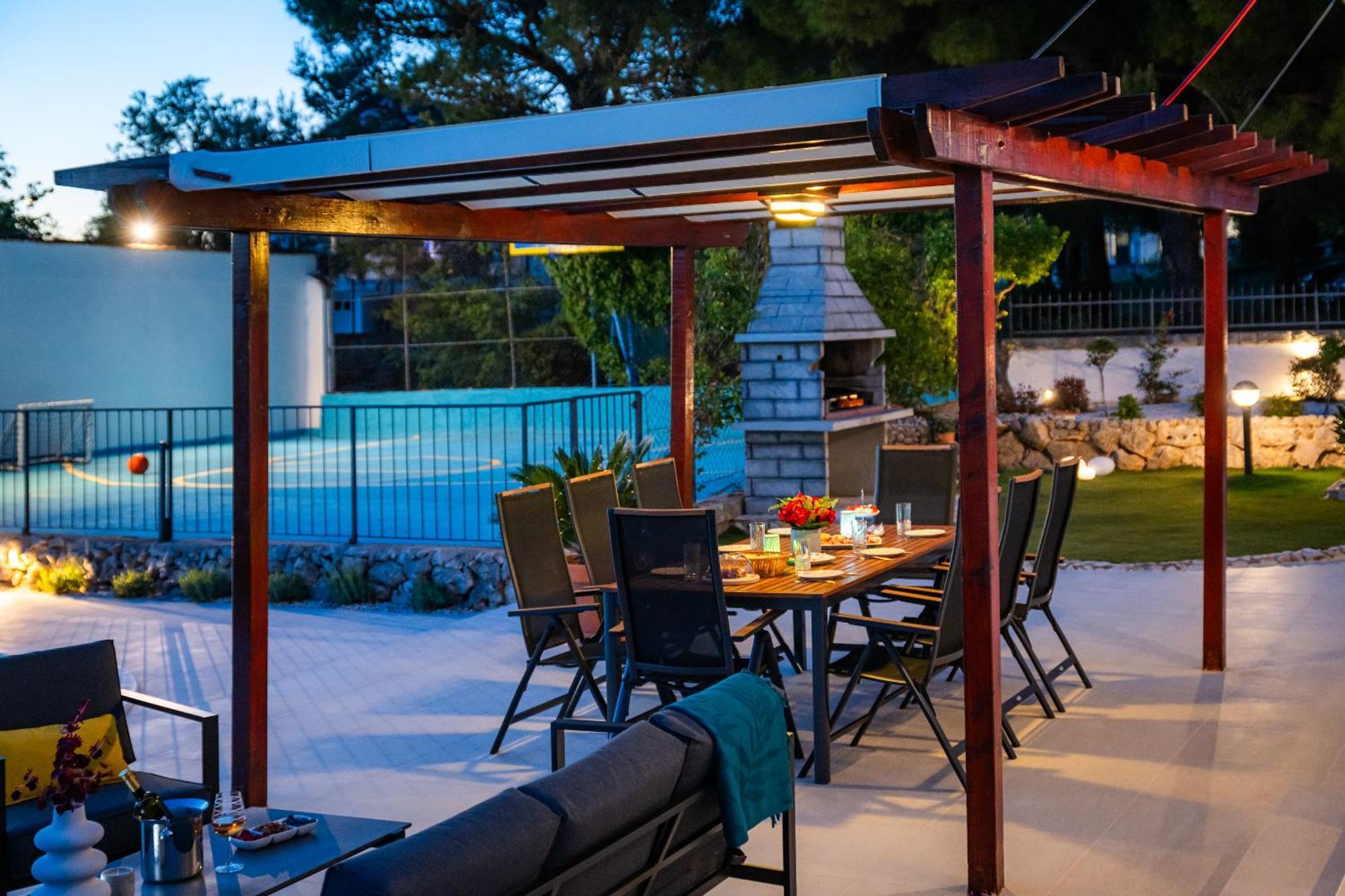 Villa Plenca - Heated Pool ! Шибеник Екстер'єр фото