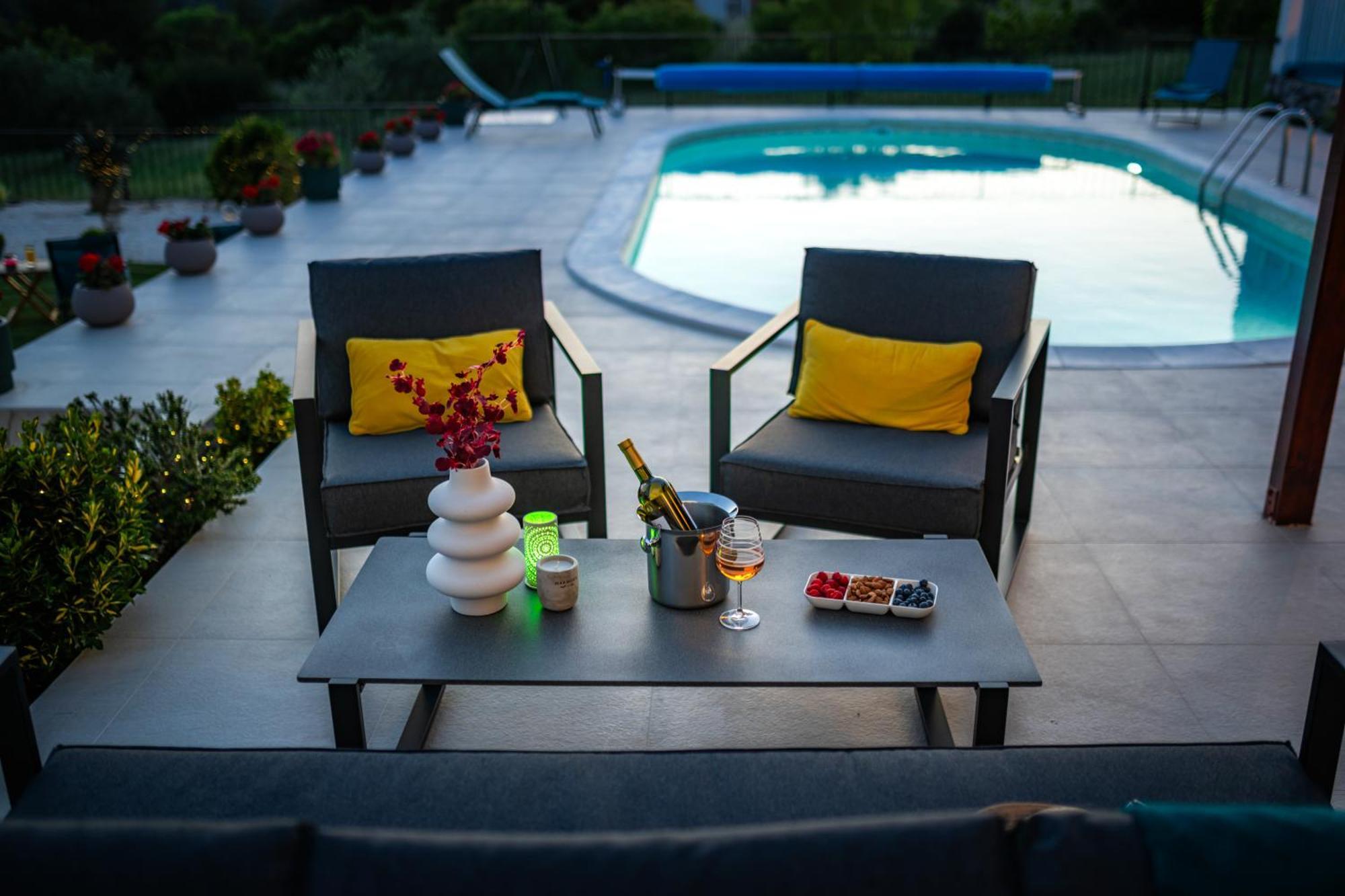 Villa Plenca - Heated Pool ! Шибеник Екстер'єр фото