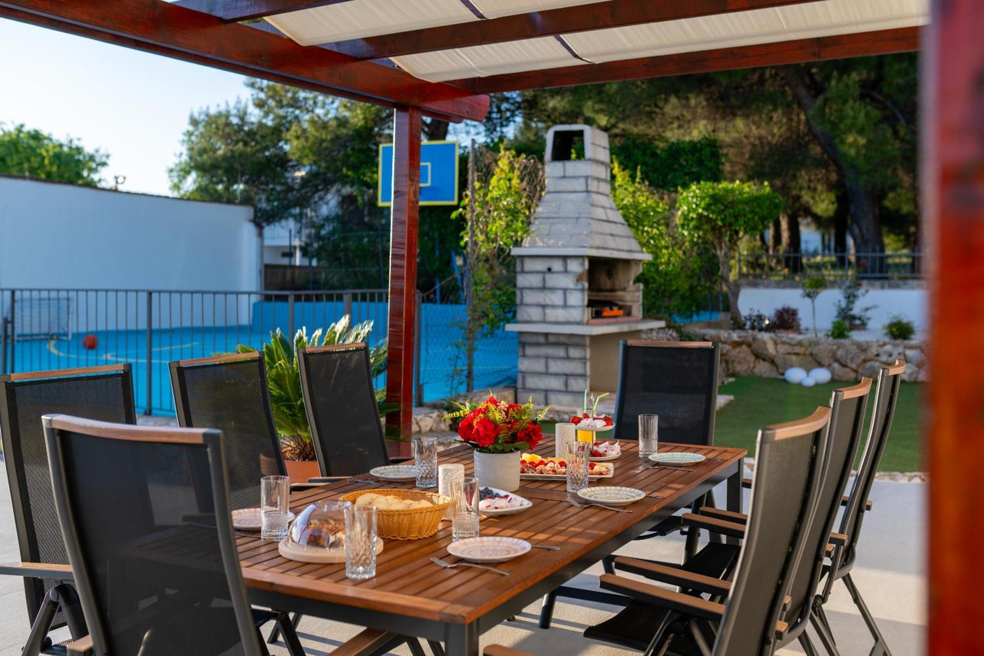 Villa Plenca - Heated Pool ! Шибеник Екстер'єр фото
