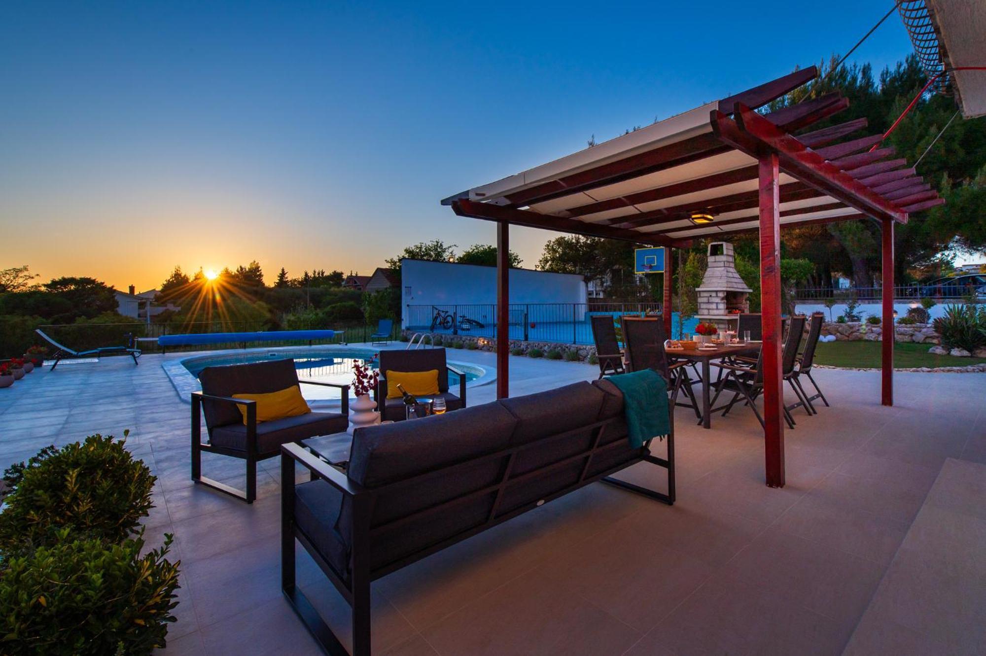 Villa Plenca - Heated Pool ! Шибеник Екстер'єр фото