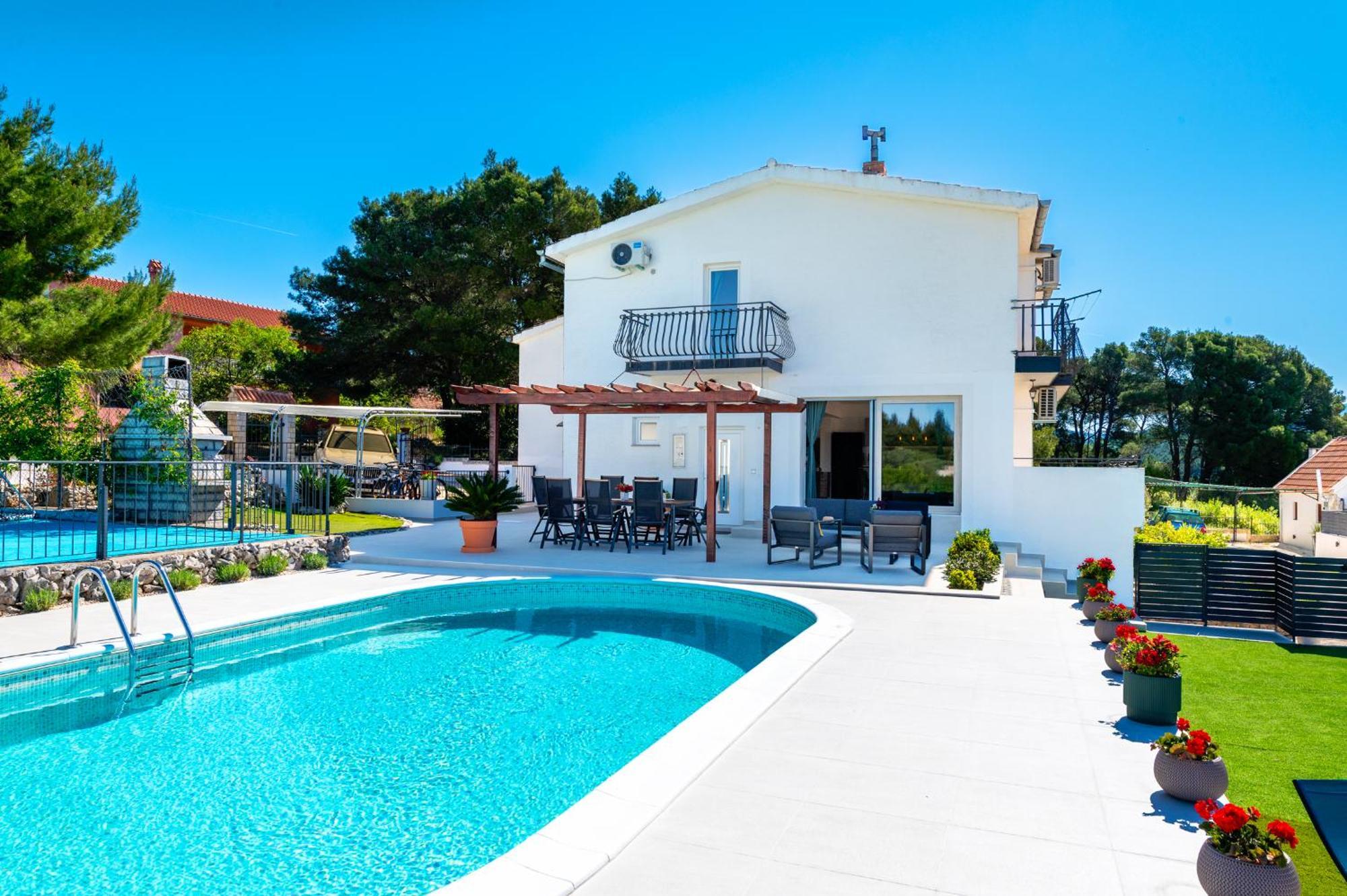 Villa Plenca - Heated Pool ! Шибеник Екстер'єр фото
